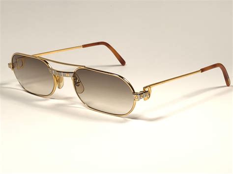 cartier santos vintage sunglasses|cartier santos sunglasses used.